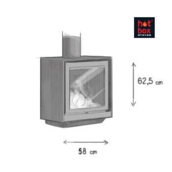 Stuv 16 1658 up Wood Burning Stove - hotboxstoves.co.uk