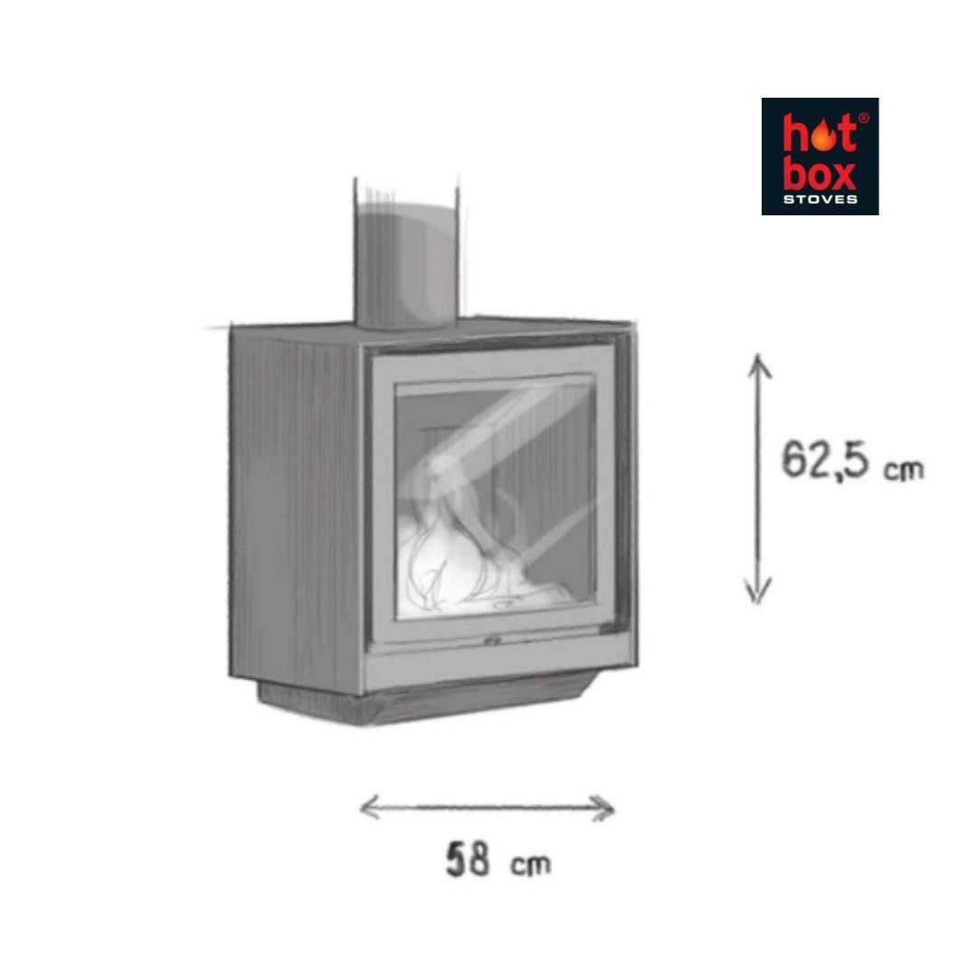 Stuv 16 1658 up Wood Burning Stove - hotboxstoves.co.uk