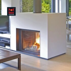 Stuv 2195 DF Double Sided Wood Burning Stove - hotboxstoves.co.uk