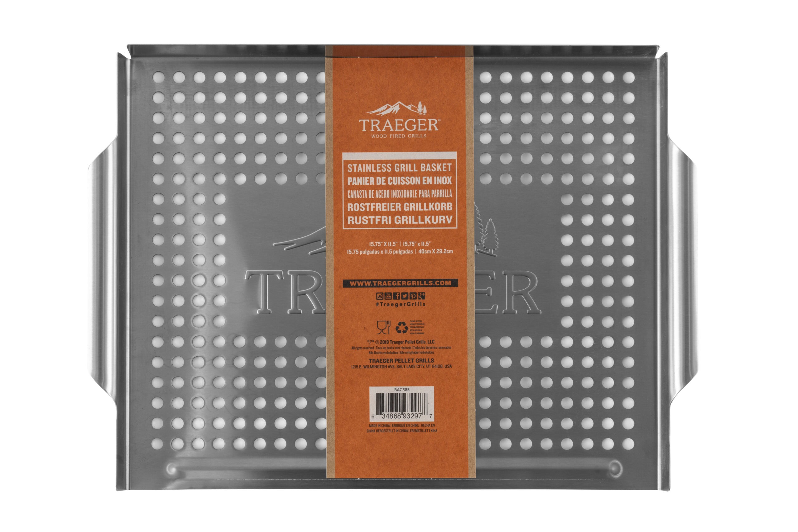 Traeger Stainless Grill Basket - hotboxstoves.co.uk