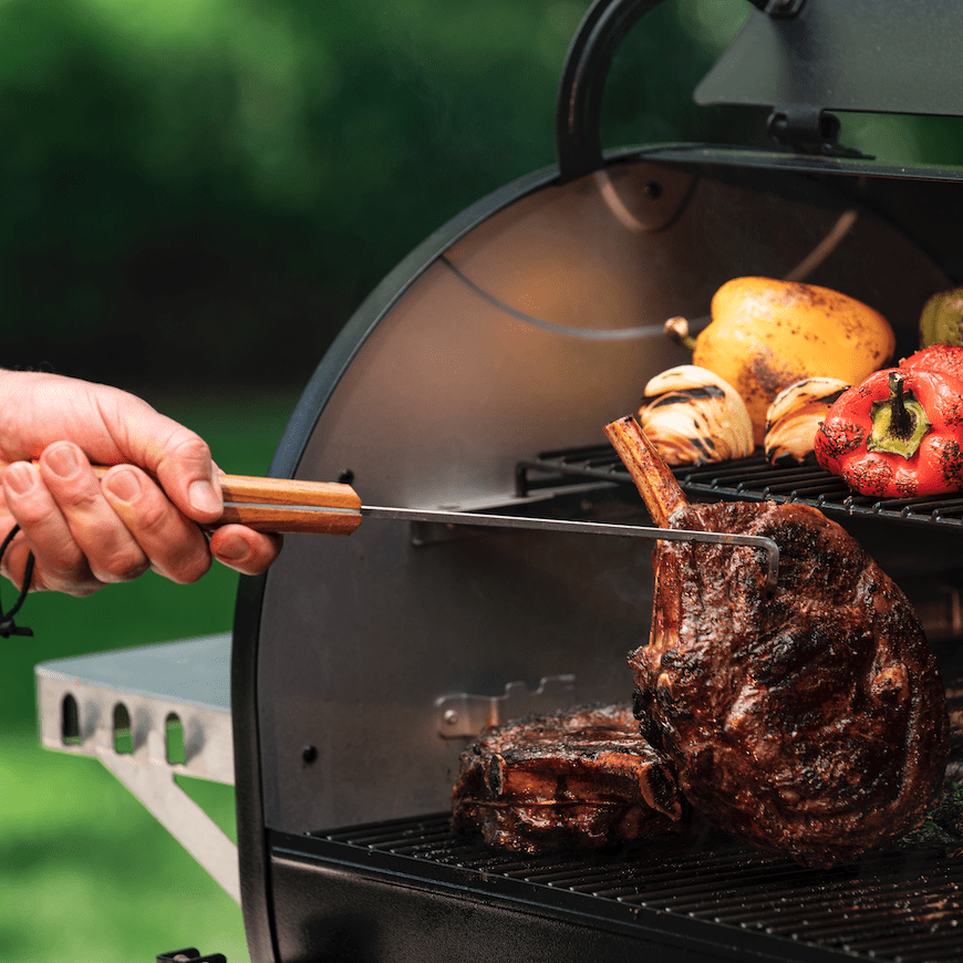 Traeger pig tail lifestyle 2 - hotboxstoves.co.uk