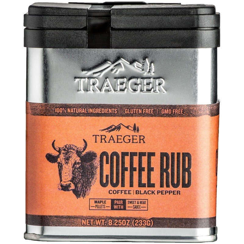 Traeger coffee rub front - hotboxstoves.co.uk