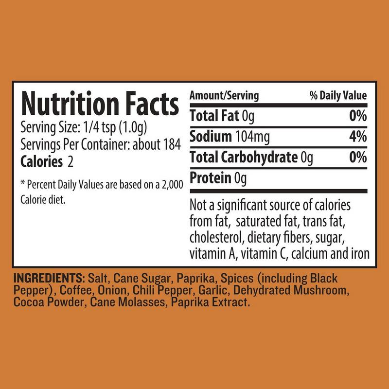 Traeger coffee rub nutrition facts - hotboxstoves.co.uk