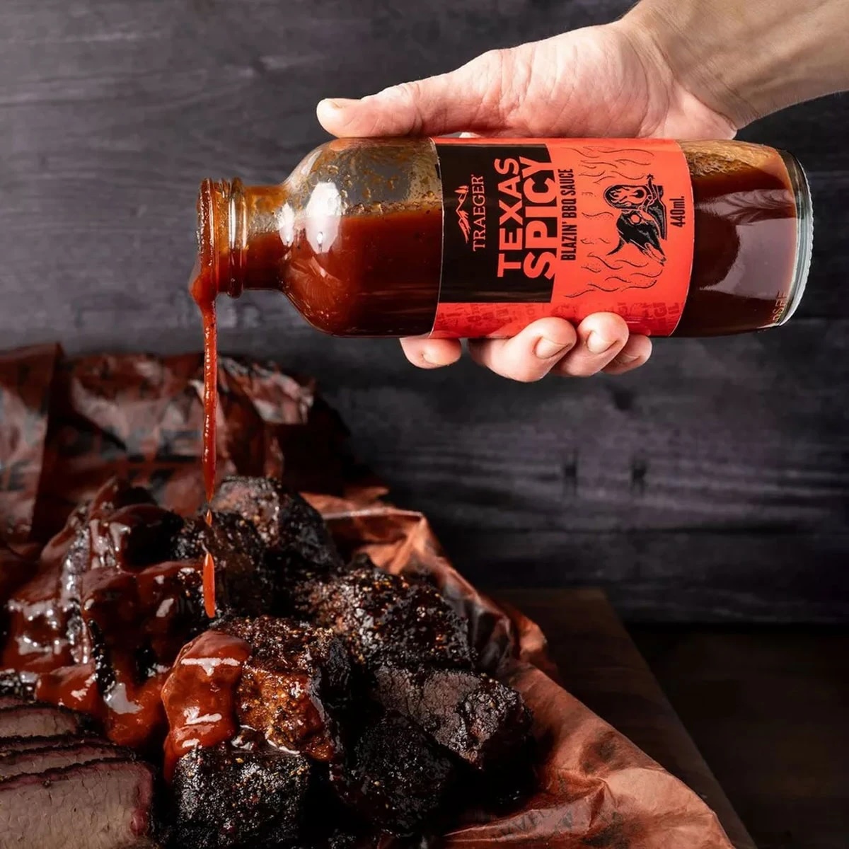Traeger texas spicy sauce meat - hotboxstoves.co.uk