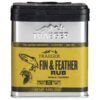 traeger fin and feather rub front - hotboxstoves.co.uk