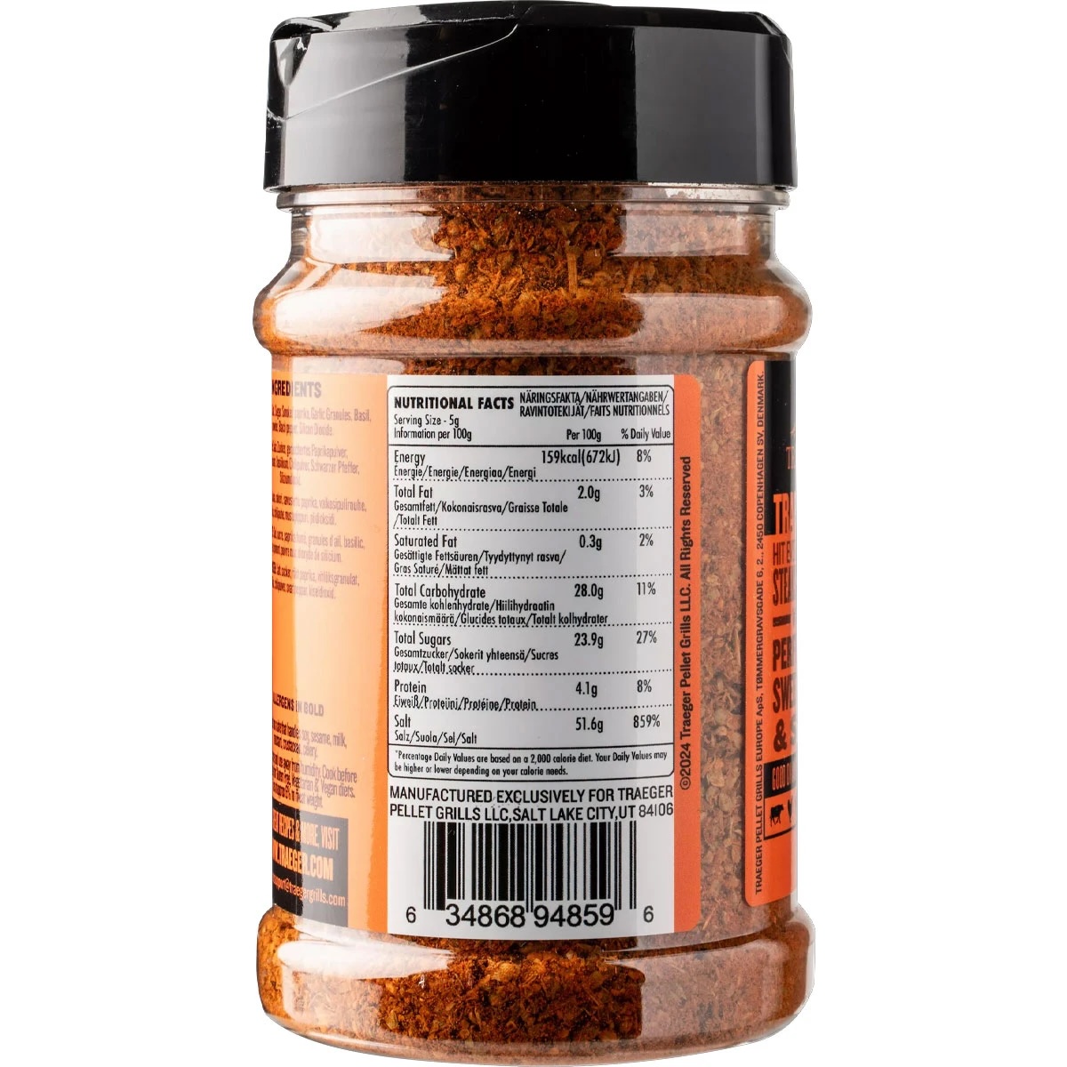 traeger rub back label - hotboxstoves.co.uk