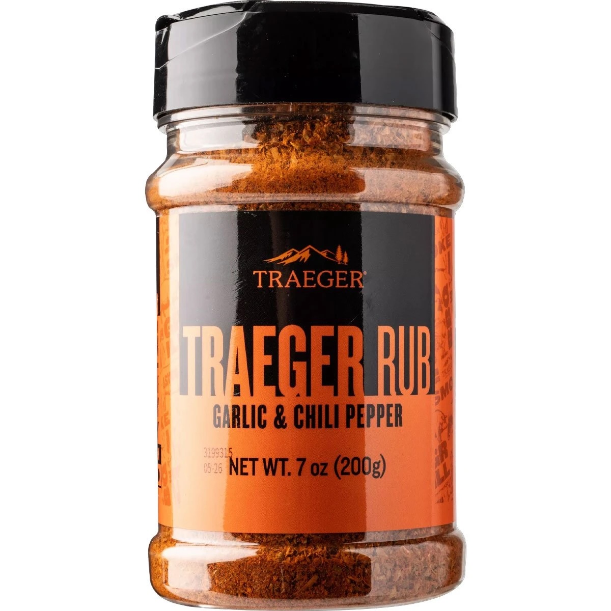traeger rub front label - hotboxstoves.co.uk