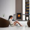 Di Lusso R4 inset lifestyle - hotboxstoves.co.uk
