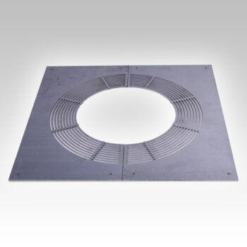 Rectangular Ventilated Firestop Plate - 2 Piece