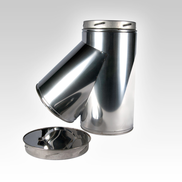 135° Tee including Drain Cap