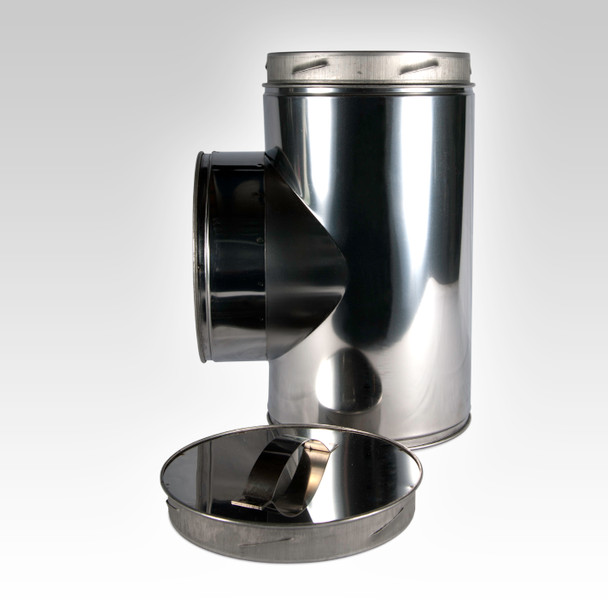90° Tee including Drain Cap
