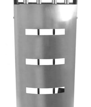 Comp Set Modern - Stainless Steel & Black - 66cm