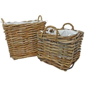 Rattan Basket Dorchester - Set of 2