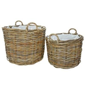 Rattan Basket Ritz - Set of 2