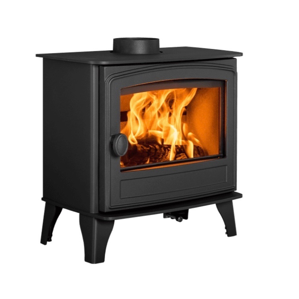 Herald 5 Slimline Single Door side - hotboxstoves.co.uk