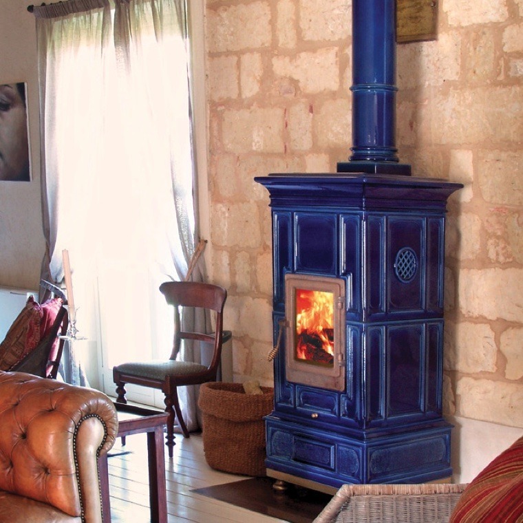 La Castellamonte New Vienna blue - hotboxstove.co.uk