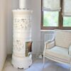 La Castellamonte Rondo 5 decorated - hotboxstoves.co.uk