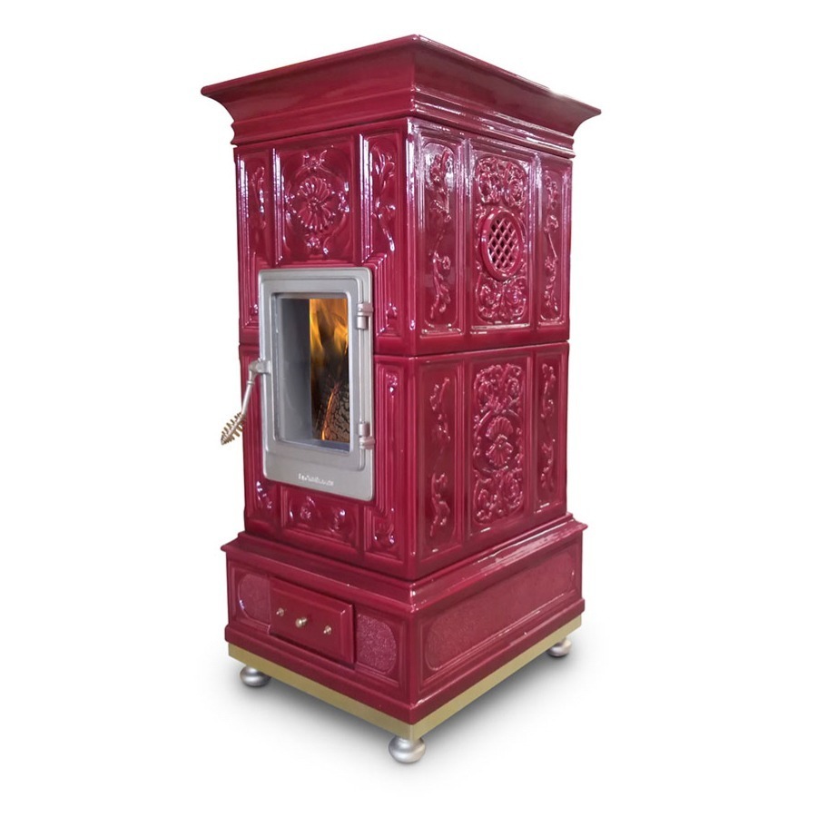 La castellamonte New Vienna red - hotboxstoves.co.uk