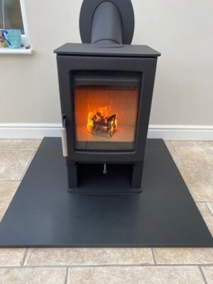 Professional installation of Parkray Aspect 4 front - hotboxstoves.co.uk