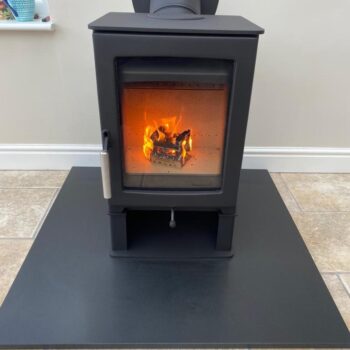 Professional installation of Parkray Aspect 4 front - hotboxstoves.co.uk