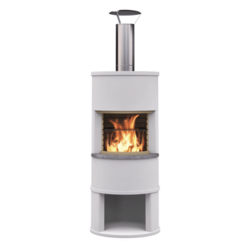 Nordpeis Roma outdoor fireplace studio image - hotboxstoves.co.uk