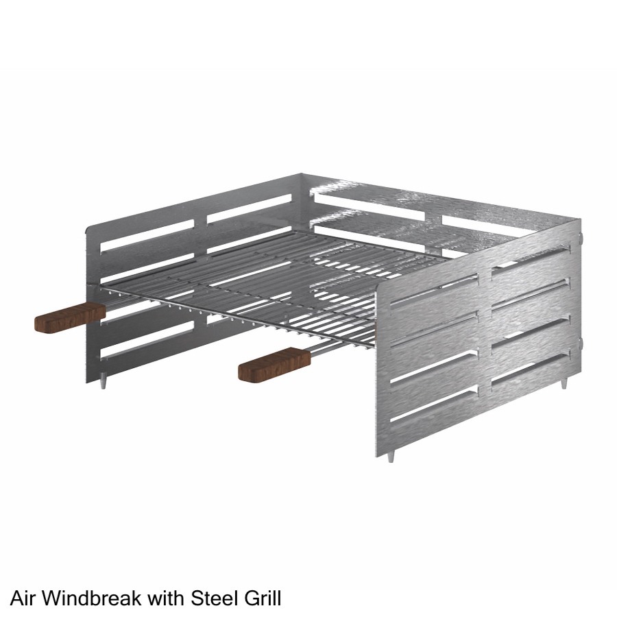 Air BBQ Grill & Windbreak Cutout - hotboxstoves.co.uk