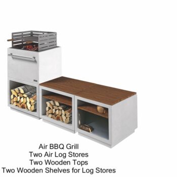 Air - BBQ Grill configuration 1 - hotboxstoves.co.uk
