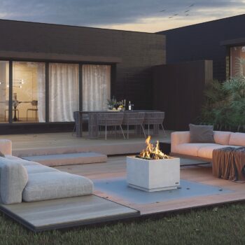 Air Fire pit lifestyle - hotboxstoves.co.uk