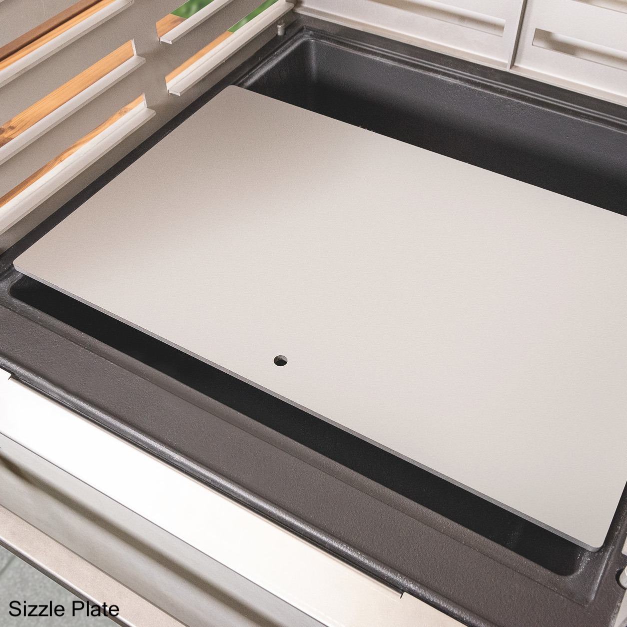 Optional Sizzle Plate Detail - hotboxstoves.co.uk