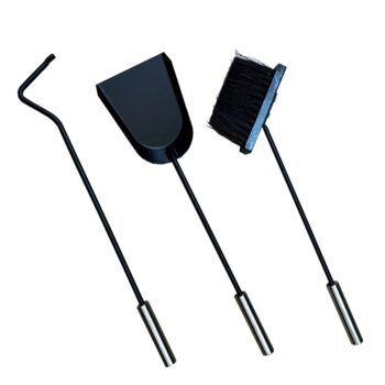 Modern Fireside Tool Set tools view - hotboxstoves.co.uk