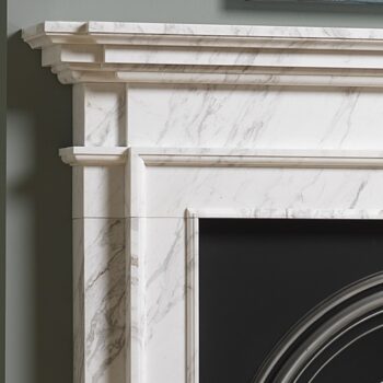 Aversa Kallos Mantle close up - hotboxstoves.co.uk