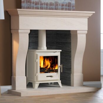 Tavira mantel lifestyle - hotboxstoves.co.uk