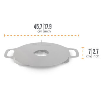 Petromax Atago Grill griddle plate dimensions - hotboxstoves.co.uk