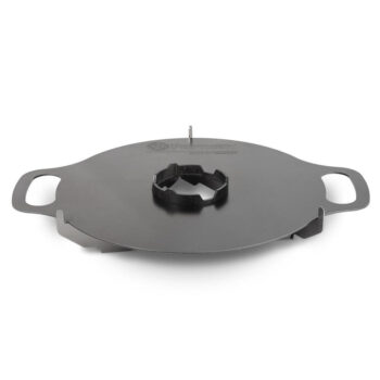 Petromax Atago Grill griddle plate with cooking support - hotboxstoves.co.uk
