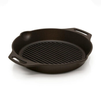 Petromax cast iron grill skillet with two handles 30cm image - hotboxstoves.co.uk