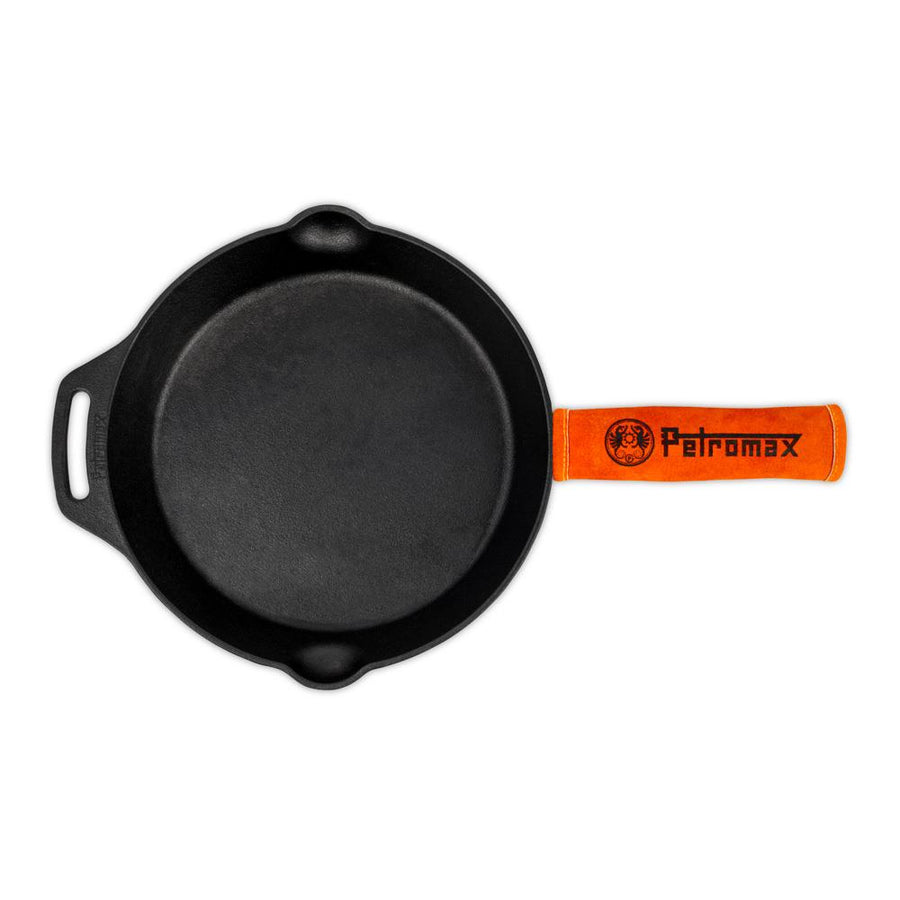 Petromax handle cover together with a pan studio image - hotboxstoves.co.uk