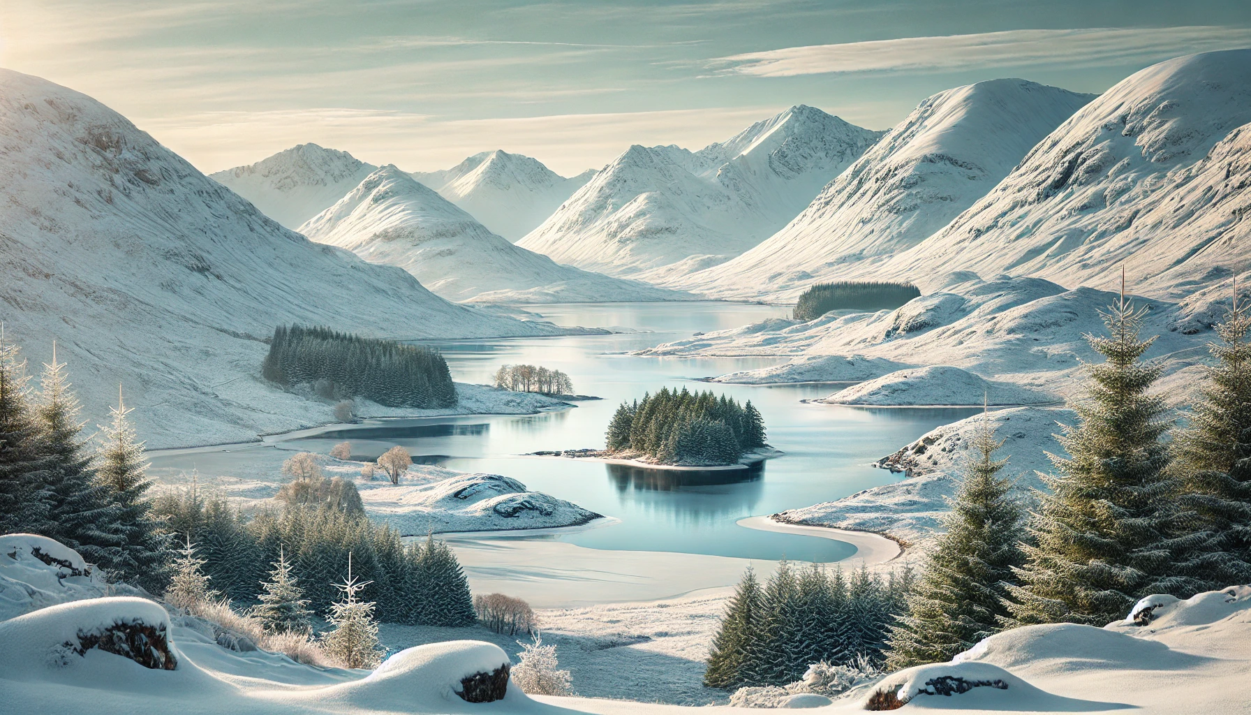 log burners Scotland, an AI generated image of a Scottish Landscape