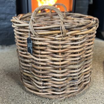 Chunky Weave Basket Full Image - hotboxstoves.co.uk
