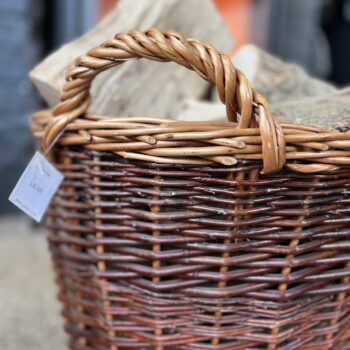 Buff Wicker Basket Handle - hotboxstoves.co.uk