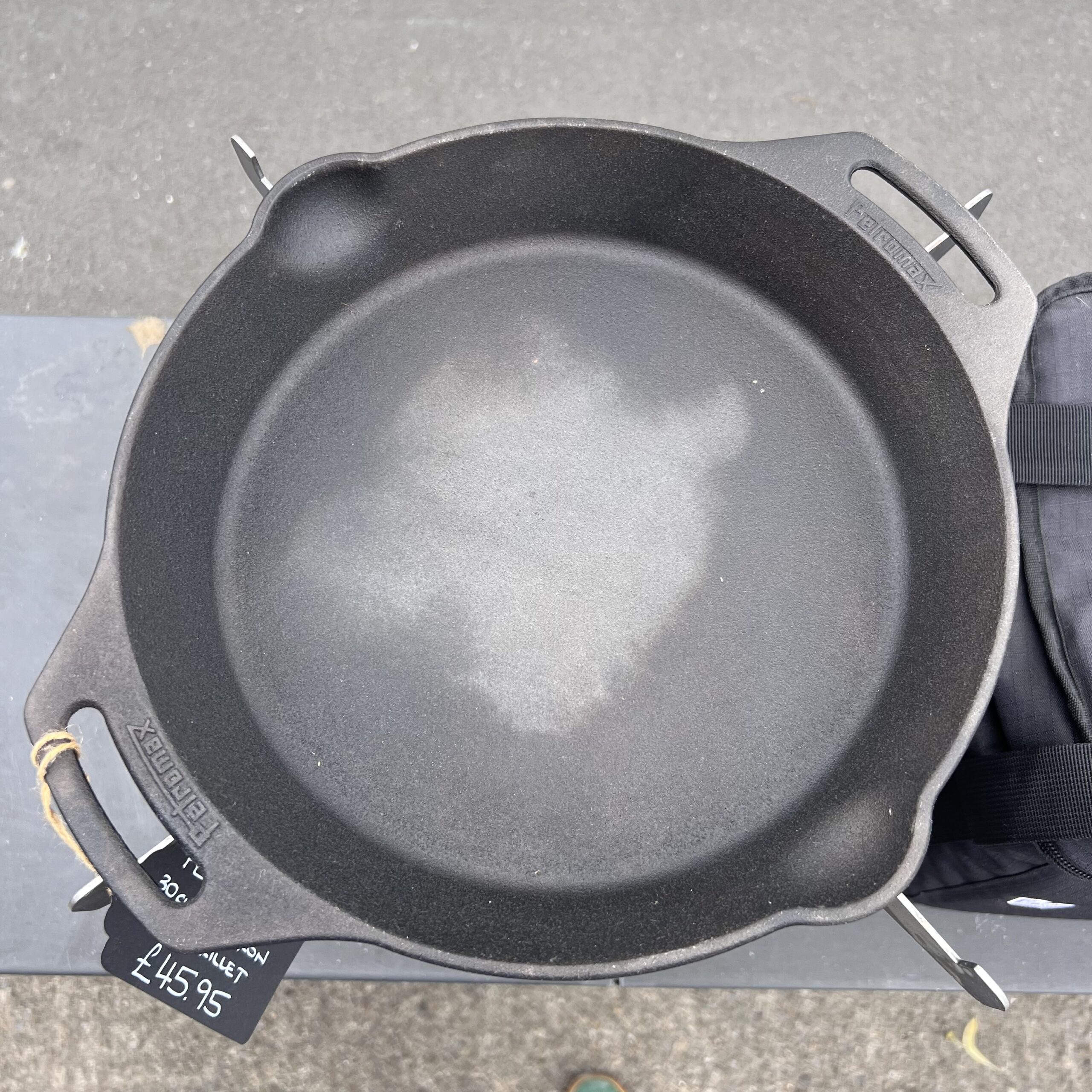Petromax rocket stove skillet